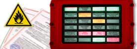 Сертификат соответствия требованиям технического регламента пожарной безопасности оповещателя пожарного взрывозащищенного светового типа ПКИ-ТАБЛО (CCFE-BOARD)