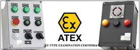 Получен сертификат соответствия взрывозащищенных постов управления типа PKIE… требованиям стандартов АТЕХ.