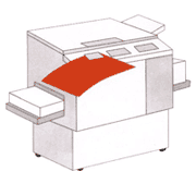Нагреватель для фиксации краски в высокоскоростных типографических аппаратах