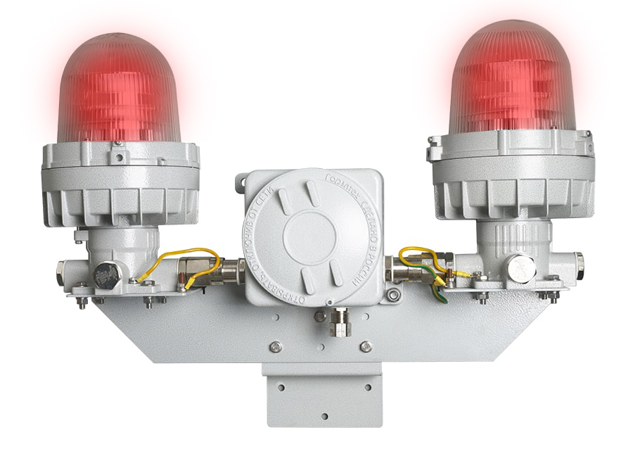 Взрывозащищенные светодиодные заградительные огни серии СГА03